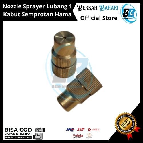 Nozzle Sprayer Lubang 1 Kabut | Spuyer Kabut Embun 1 Lubang Sprayer Manual Elektrik KUNINGAN IMPORT