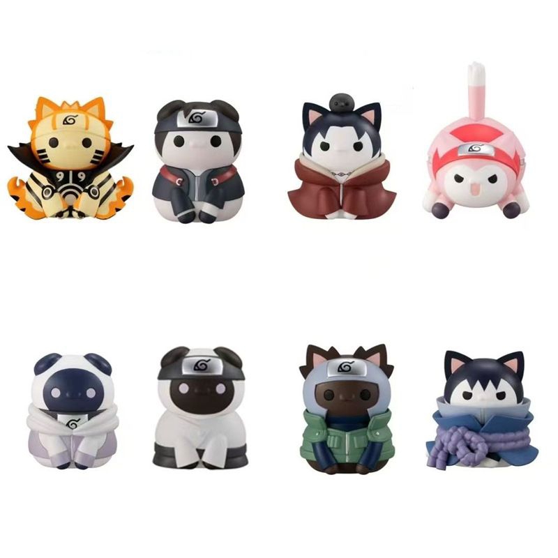 Action Figure MegaCat Project Nyaruto Break Out Fourth Great Ninja War | Pajangan Anime Naruto Shipp