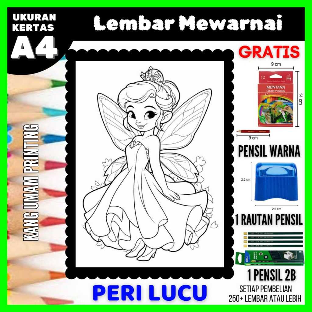 

Lembar Mewarnai Gambar Peri Lucu / imut Untuk Semua Usia Bagian 08, Sketsa, Drawing,Coloring,Lukisan