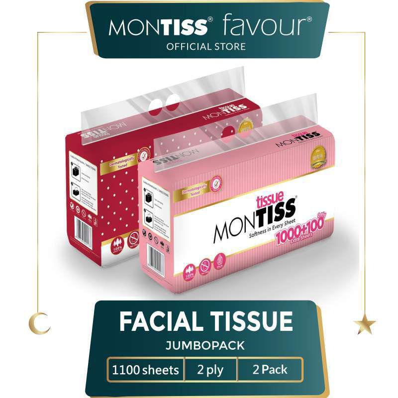 Montis Facial Tissue 1000's