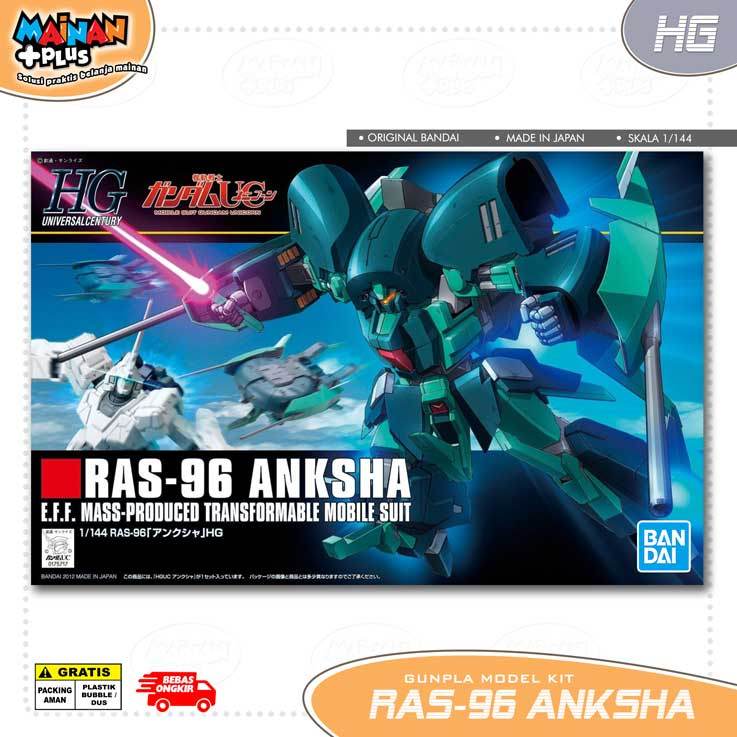 HG ANKSHA HIGH GRADE HGUC 1/144 ORIGINAL BANDAI GUNPLA MODEL KIT