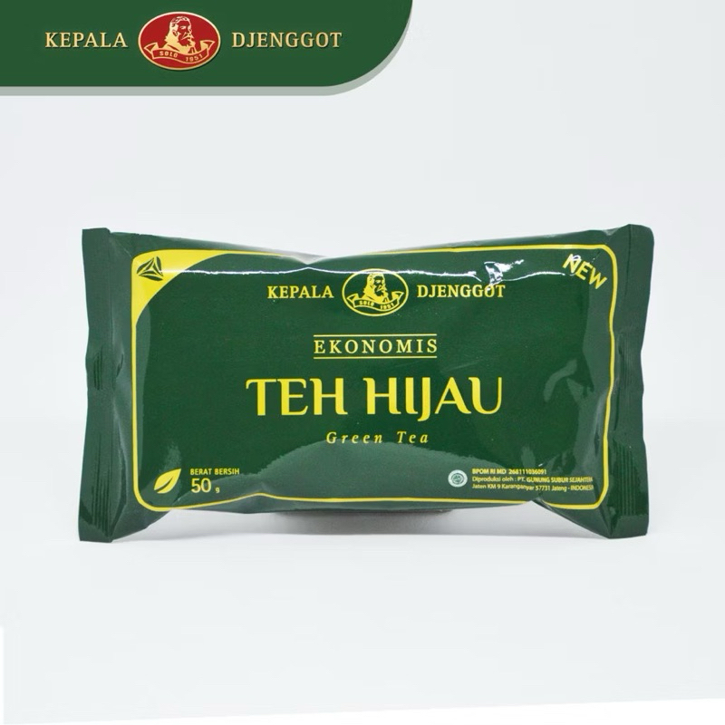 

(50gr saset) Kepala DJenggot Teh Hijau Sachet Ekonomis - Teh Hijau Seduh Sachet murah!