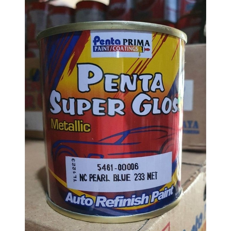 CAT PENTA SUPER GLOSS NC PEARL BLUE 233 METALLIC 5461 - 00006 ( LEMBAYUNG BLUE / PEARL BLUE ) / ISI 