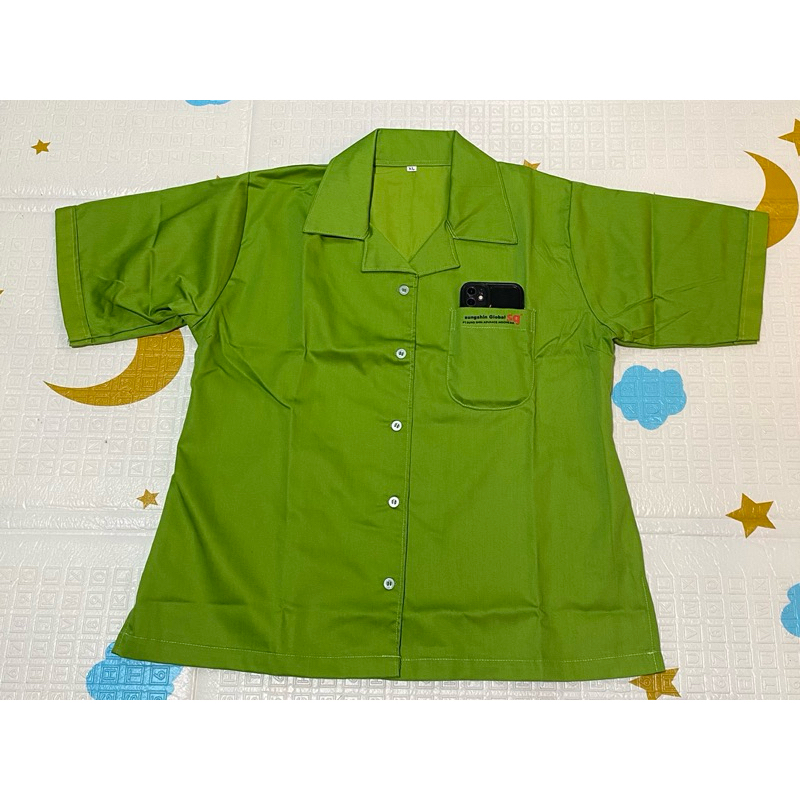 BAJU SERAGAM PABRIK SUNGSHIN GLOBAL WANITA baju kerja wanita seragam pabrik garment baju kerja warna