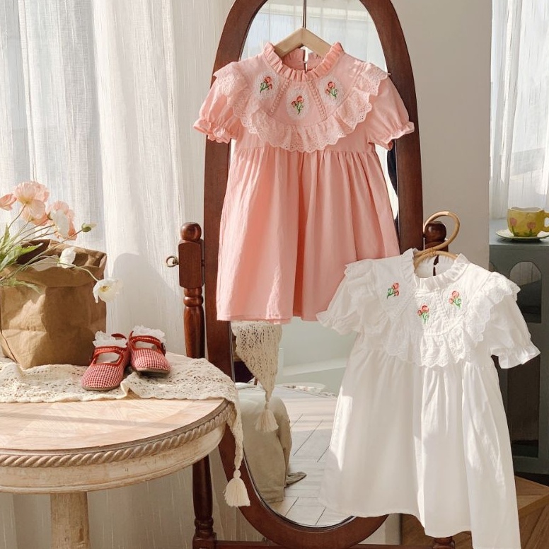 KODE Y68P Mommyhoky DUDUCREAM Dress anak import dress anak Premium Dress babydoll Dress Classic gaya