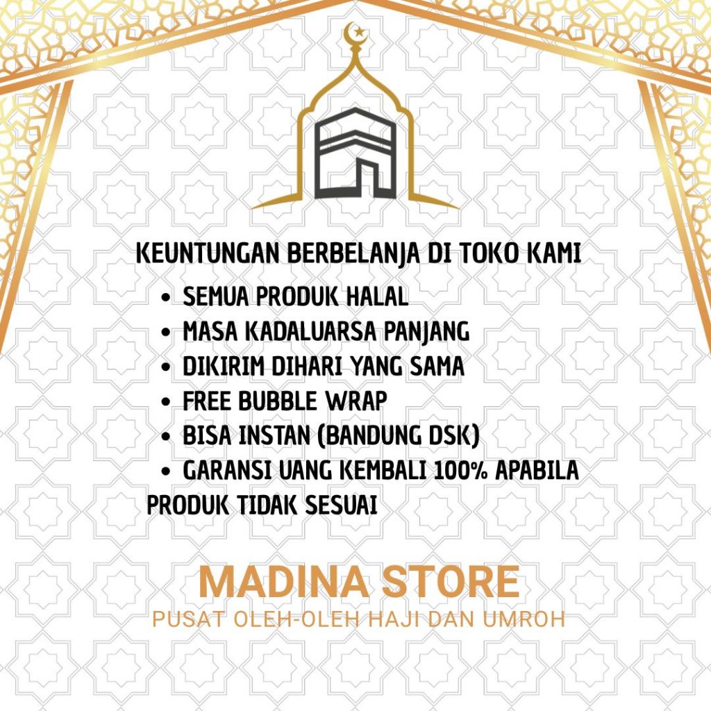 

G&C Paket Hemat 50pcs Oleh-oleh Haji dan Umroh Paket A isi Air Zamzam