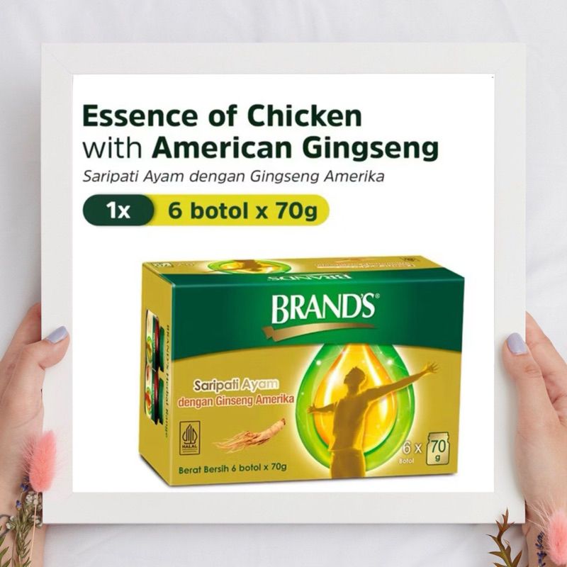 BRAND'S Saripati Ayam American Ginseng 70 g - 1 Box (6 Botol)