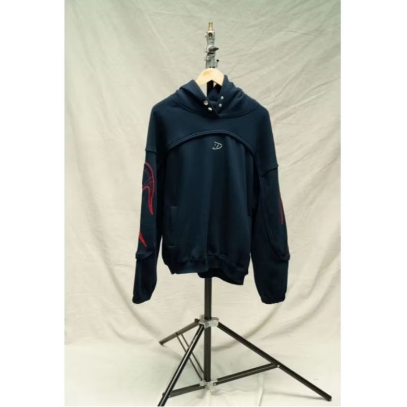 DLS Concept Hoodie Metal Logo - Navy dustlastella