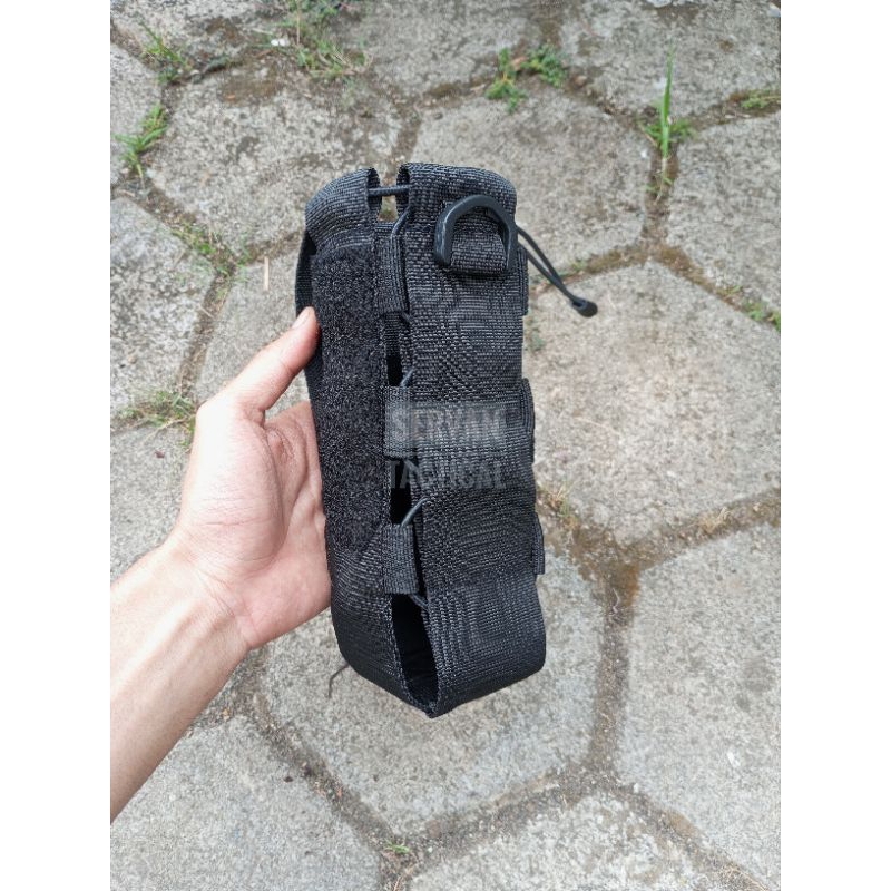 Tas Botol Minum 600-1000ml Poich Bottle Pinggang Edc Tas Botol Tali karet Pinggang kokoh