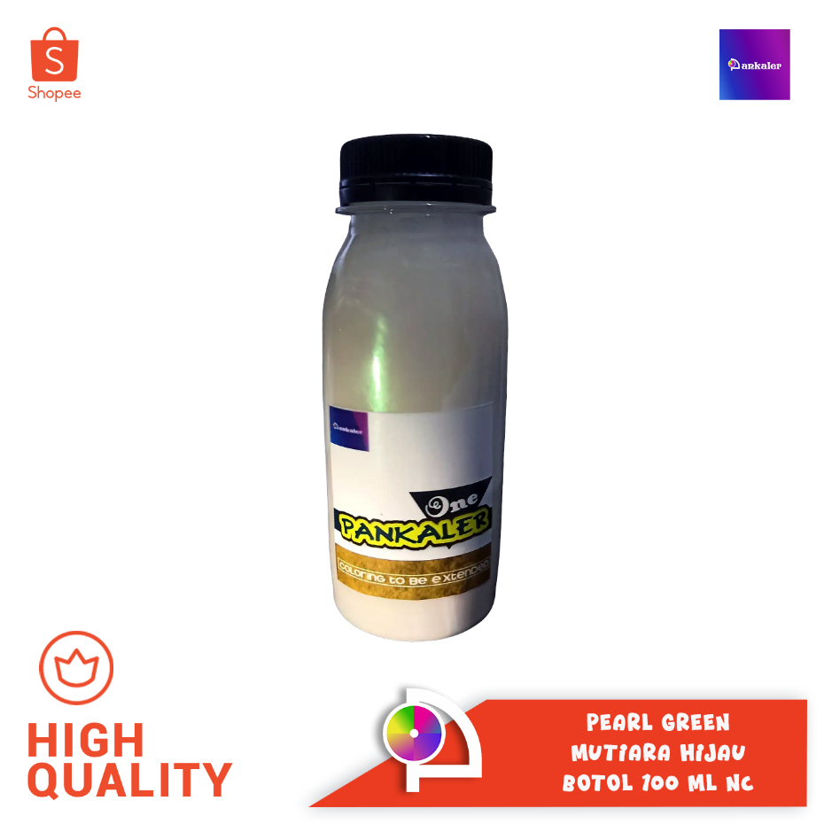 Pankaler Cat Motor Mobil Mutiara Green Lembayung Hijau NC Botol 100ml Paint Color