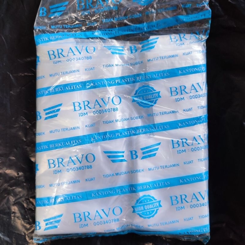 (1 Kg) Kantong Kresek kiloan plastik HD Full Isi