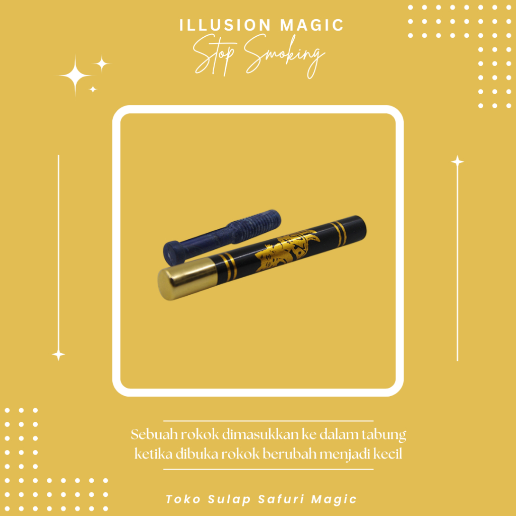 Alat Sulap Stop Smoking - Sulap Rokok - Rokok Jadi Kecil - Toko Sulap
