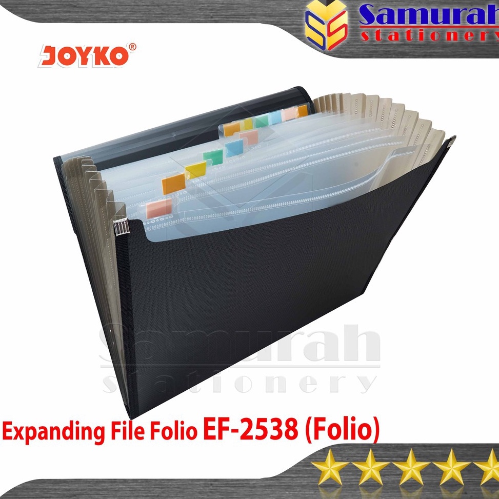 

KODE J28U Expanding File Joyko Ukuran Folio EF2538 Map Dompet Plastik Sekat Berkas Laporan F4 EF 2538