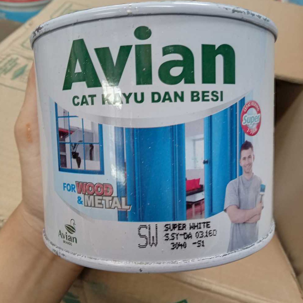 

KODE A76G AVIAN 5CC SUPER WHITE CAT KAYU AND BESI 5 GRAM