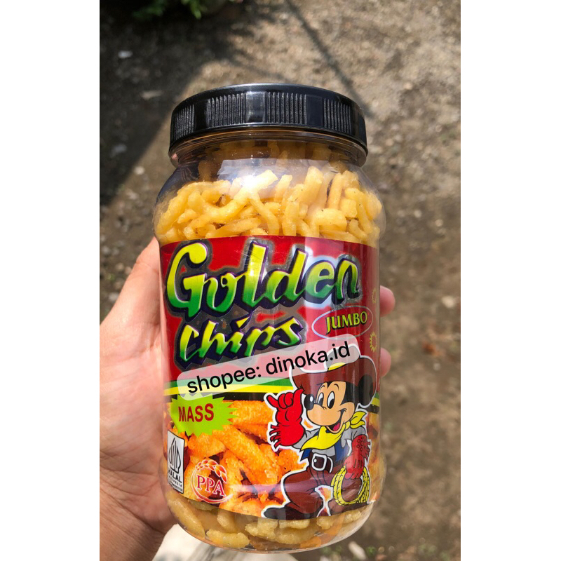 

READY SNACK JADUL GOLDEN CHIPS / POTATO CHIP KEMAS TOPLES