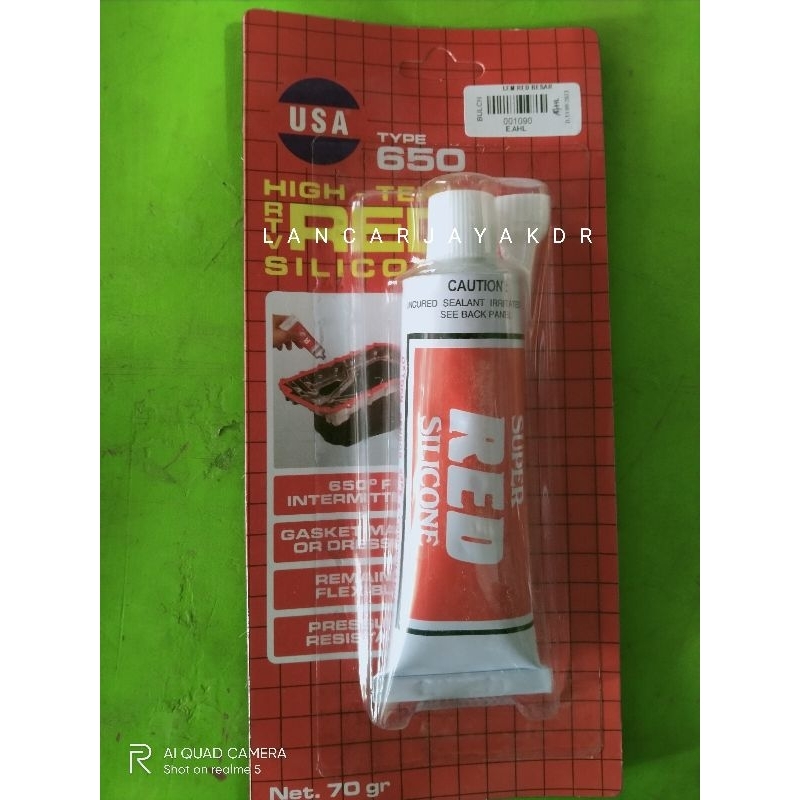 Lem Red silicone USA 70gr