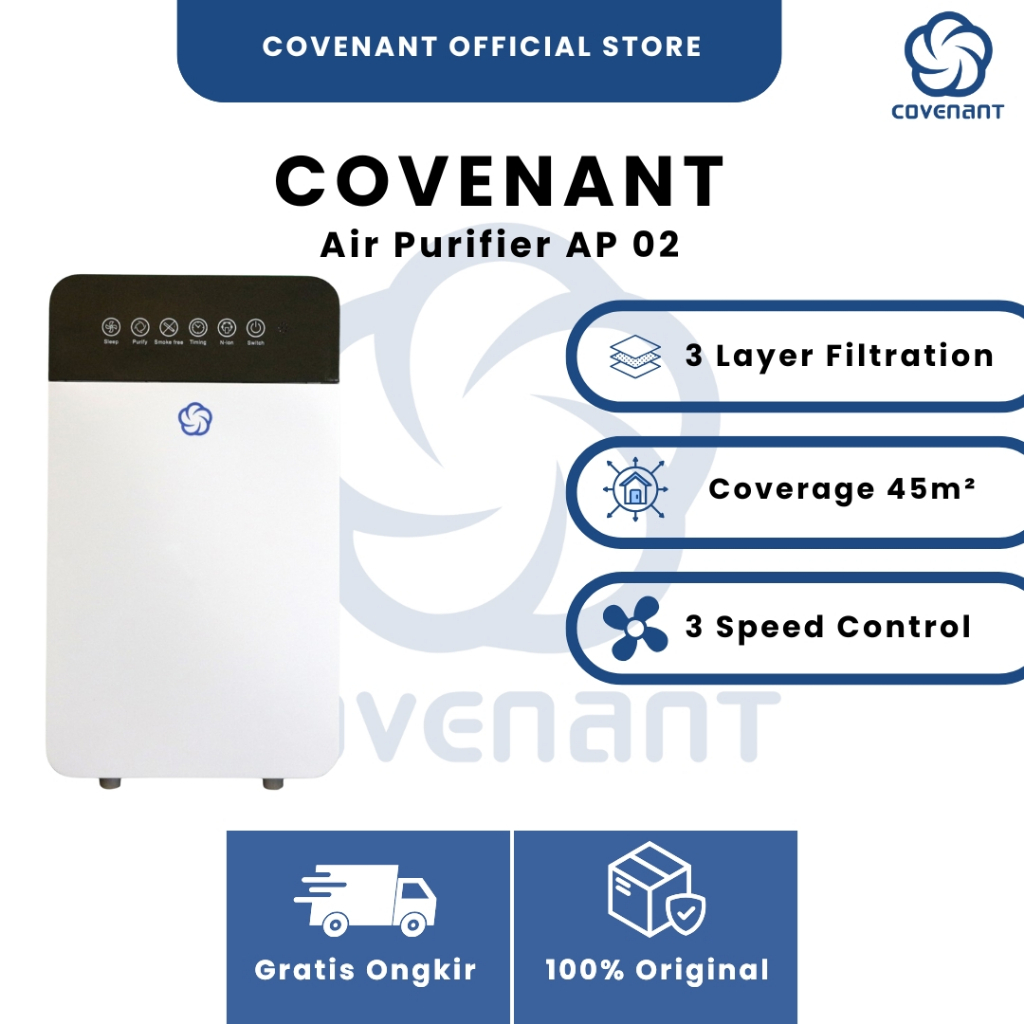 Covenant Air Purifier AP-02 Pembersih Udara Dengan Hepa Filter