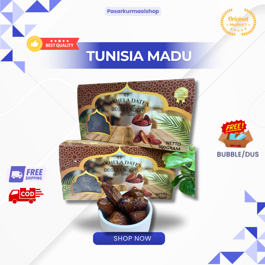 

Kurma Degletanoor Non Tangkai 500 Gr