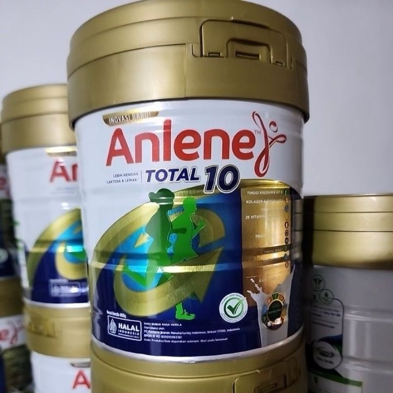 

ANLENE TOTAL 10 400GR vanila (SUSU DEWASA KESEHATAN TULANG TINGGI NUTRISI )
