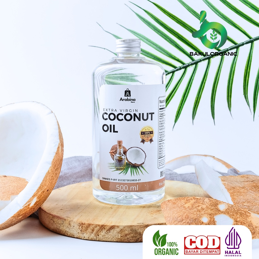 

Bakulorganic Extra Virgin Coconut Oil VCO 100% Murni Minyak Kelapa