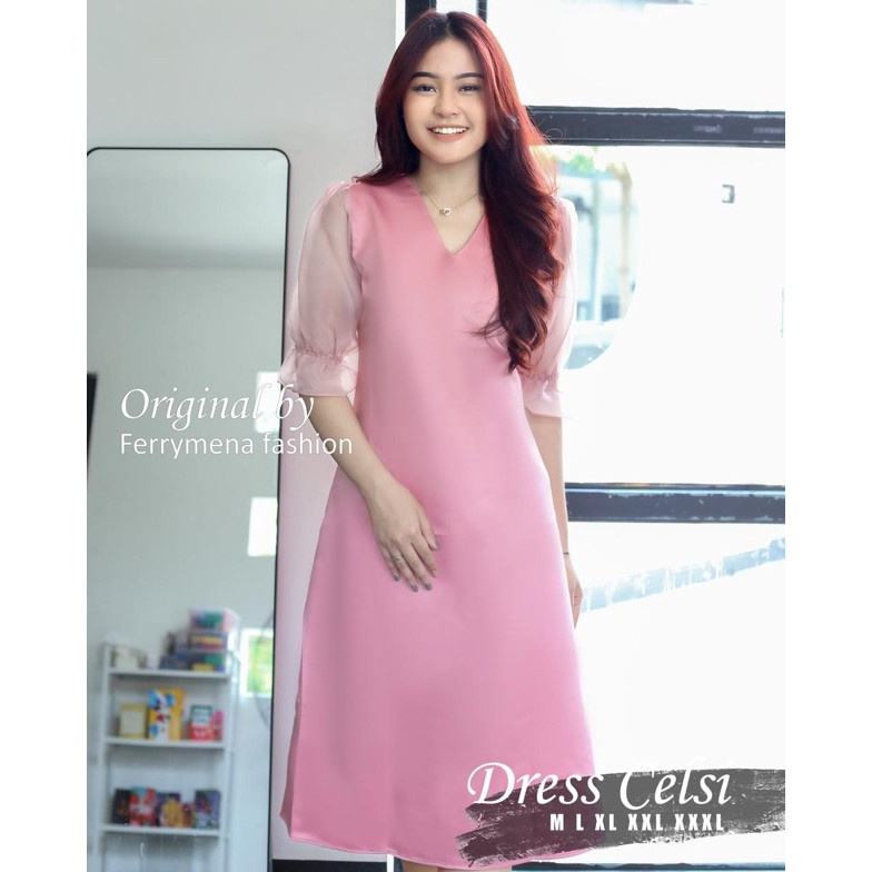 KODE H25D RDDress Celsi  Dress Modern  Dress Pesta  Dress Natal