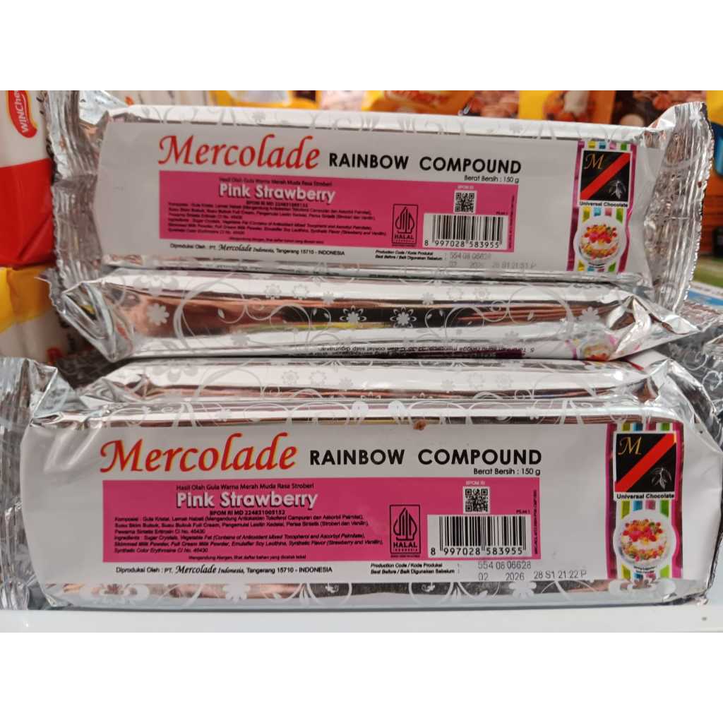 

Mercolade Rainbow Compound Kemasan 150gr (Pink Strawberry, Tiramisu, Violet Blueberry, Blue Barleymint)