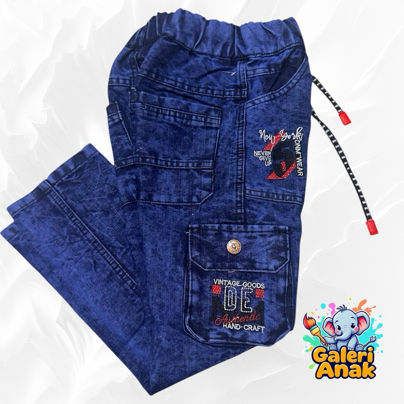 CELANA PANJANG JEANS ANAK COWOK CELANA KARGO ANAK COWOK UNTUK ANAK UMUR 2 SAMPAI 12 TAHUN JEANS ANAK