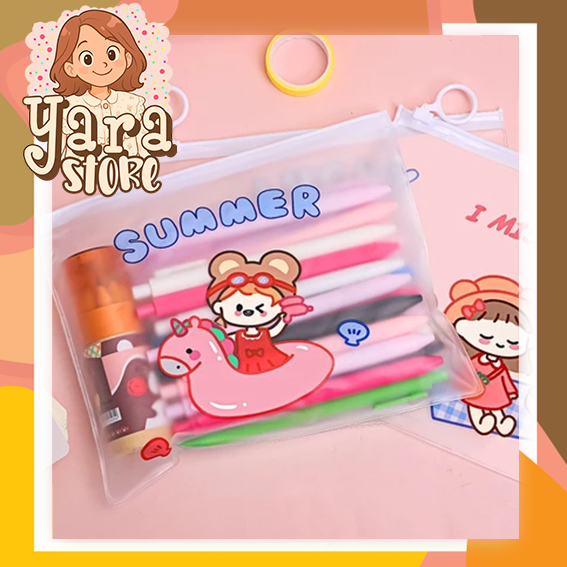 

Tempat Pensil Kosmetik Transparant Unik