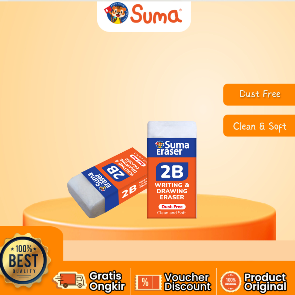 

Suma Penghapus 2B - White Eraser 2B