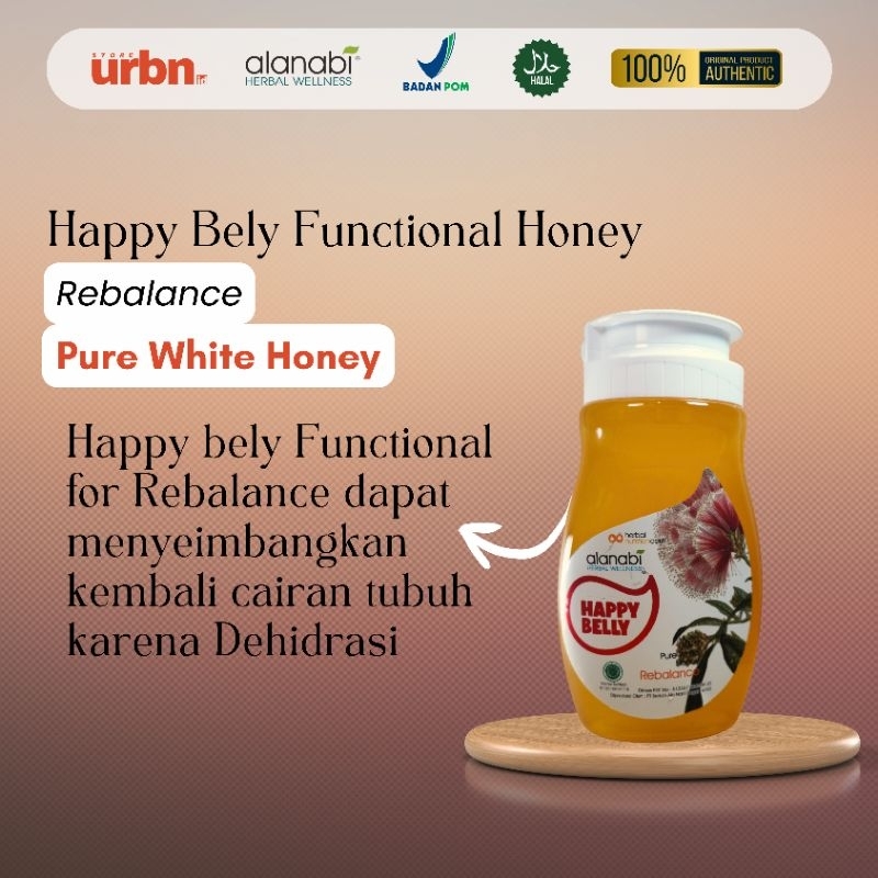 

Alanabi Happy Bely Functional Honey Rebalance (Pure White Honey)
