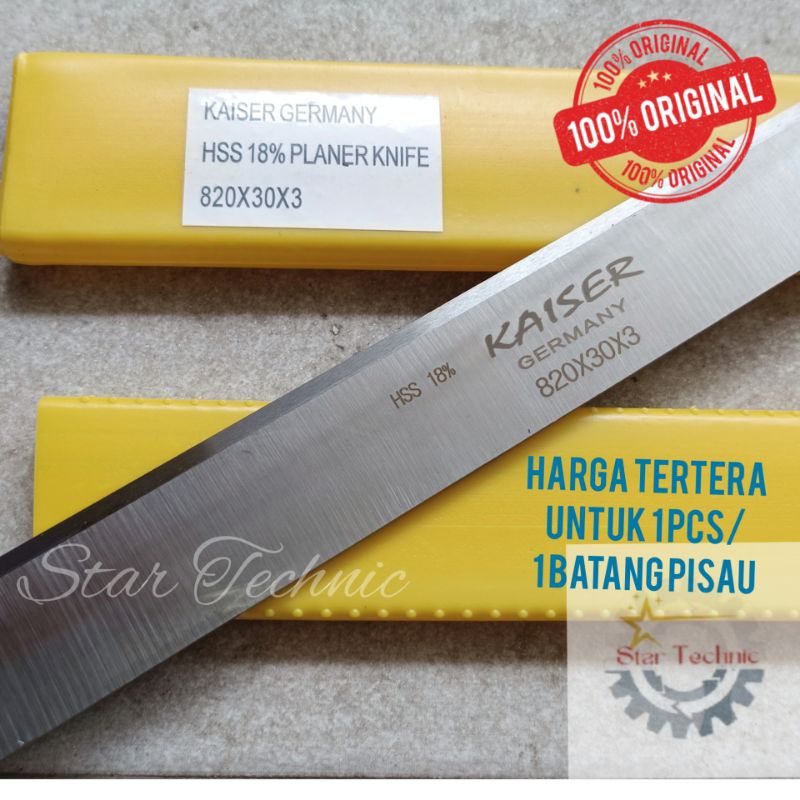

82cm HSS Planer Knive Kaiser Germany/ Uk. 820x30x3mm/ Wood Working Tools