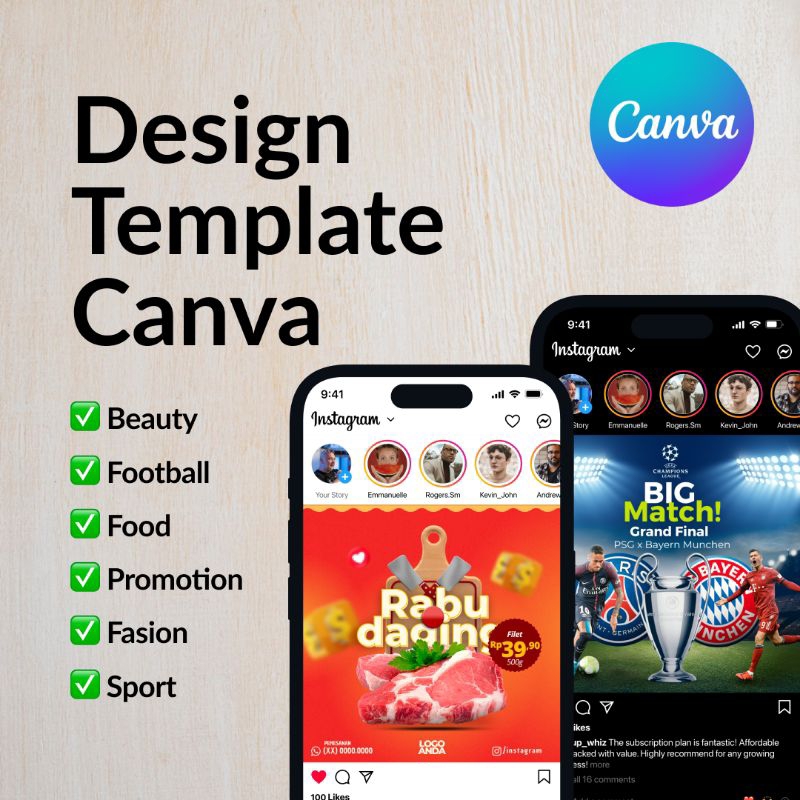 Template Desain Canva Siap Pakai