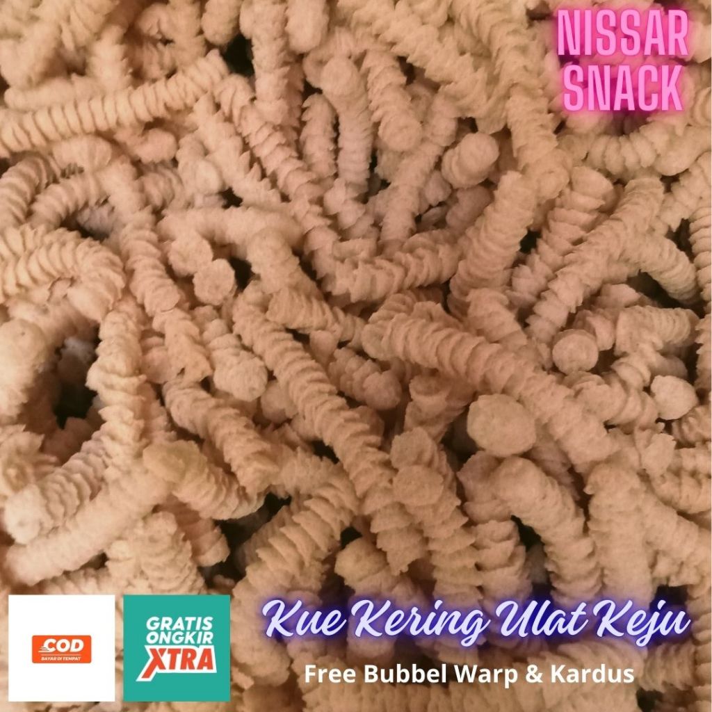 

Kue Kering Ulat Keju Renyah & Gurih