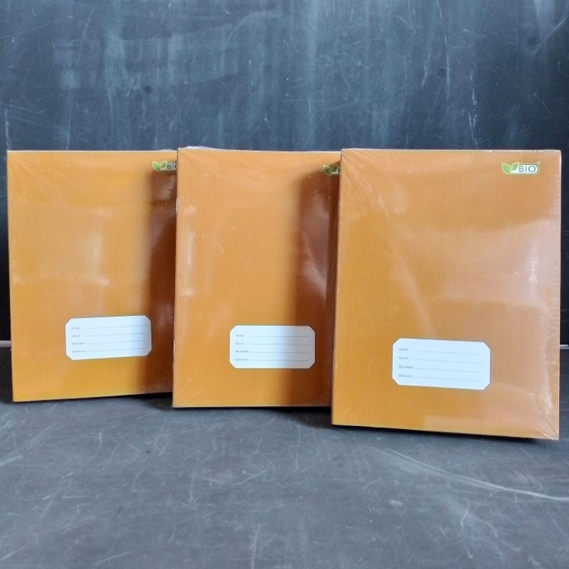 

Buku Tulis BIO 38 Lembar Kraft ( Pak 10 Buku ) [ Original ]