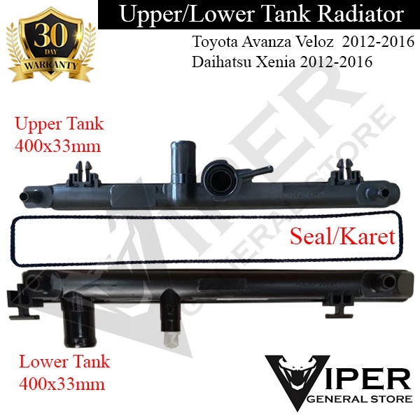 Upper Tank Radiator Toyota Avanza Xenia 2012-2016 1000cc  (5058)