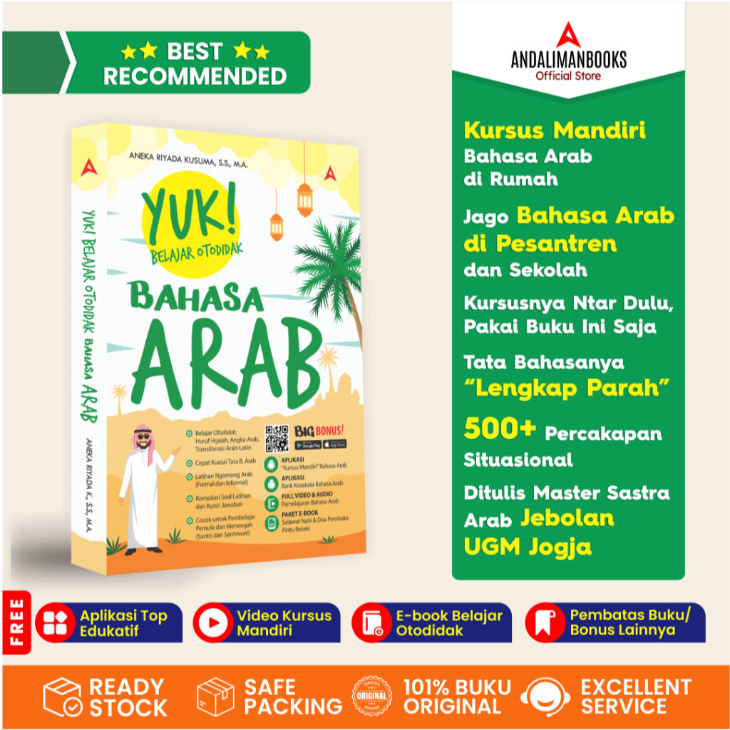 BUKU Bahasa ARAB - Yuk Belajar Otodidak Bahasa Arab