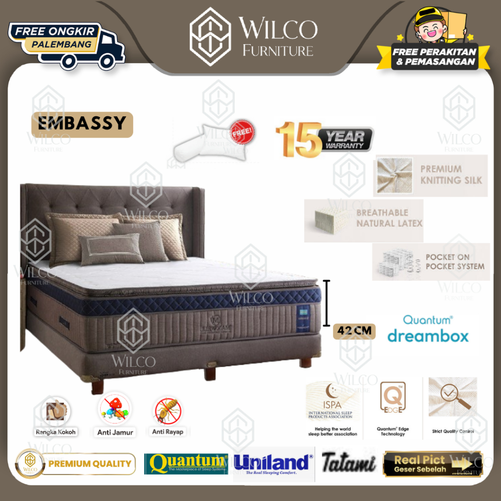 Kasur Matras Quantum Maxwell Embassy | Springbed Quantum Murah Palembang