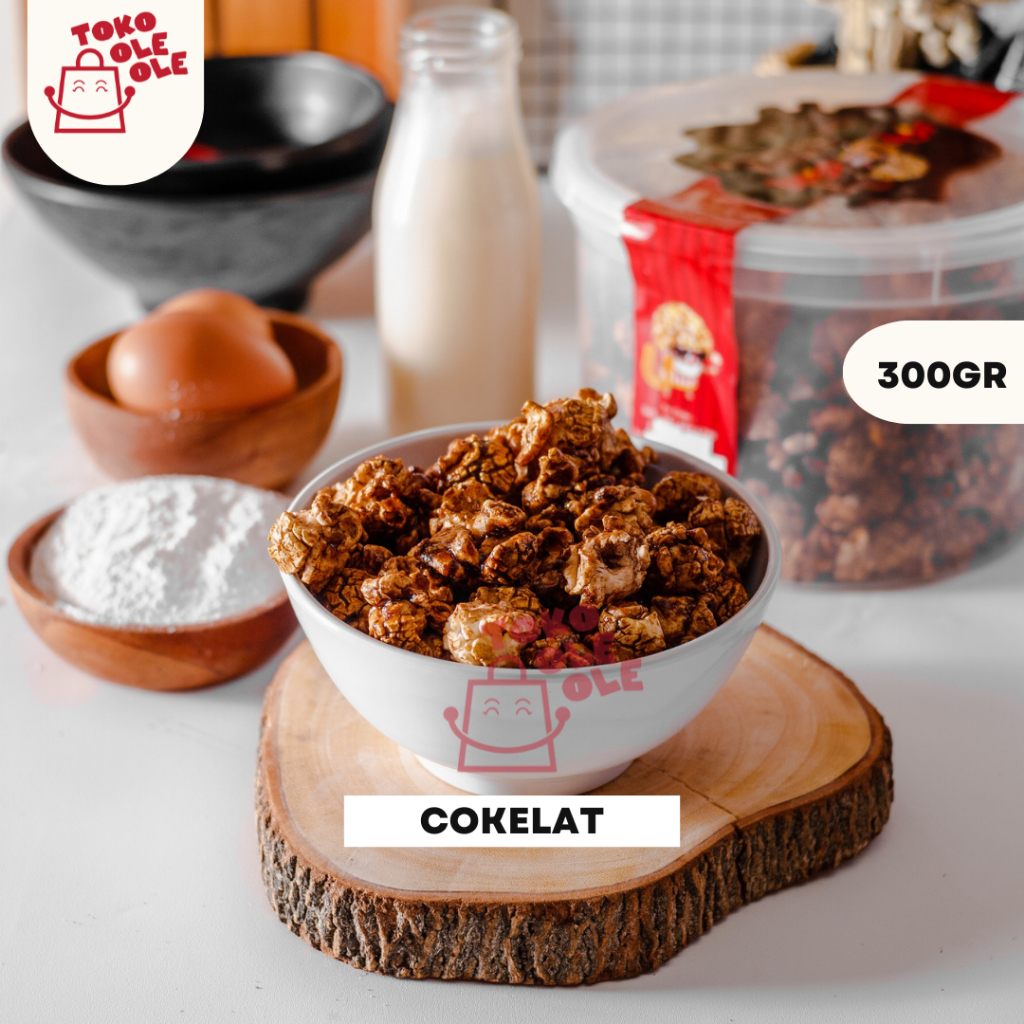 

Maknyuss1 Bundle Popcorn 3 Rasa Coklat, Caramel, Keju Camilan Snack Jagung 300Gr