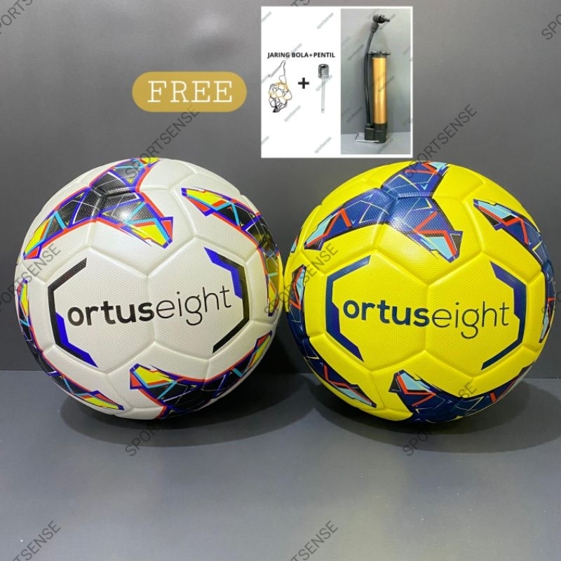 Bola Kaki Soccer Ortuseight Ortus Eight Cyclone FB Ball Original BONUS POMPA KLEP DAN JARING