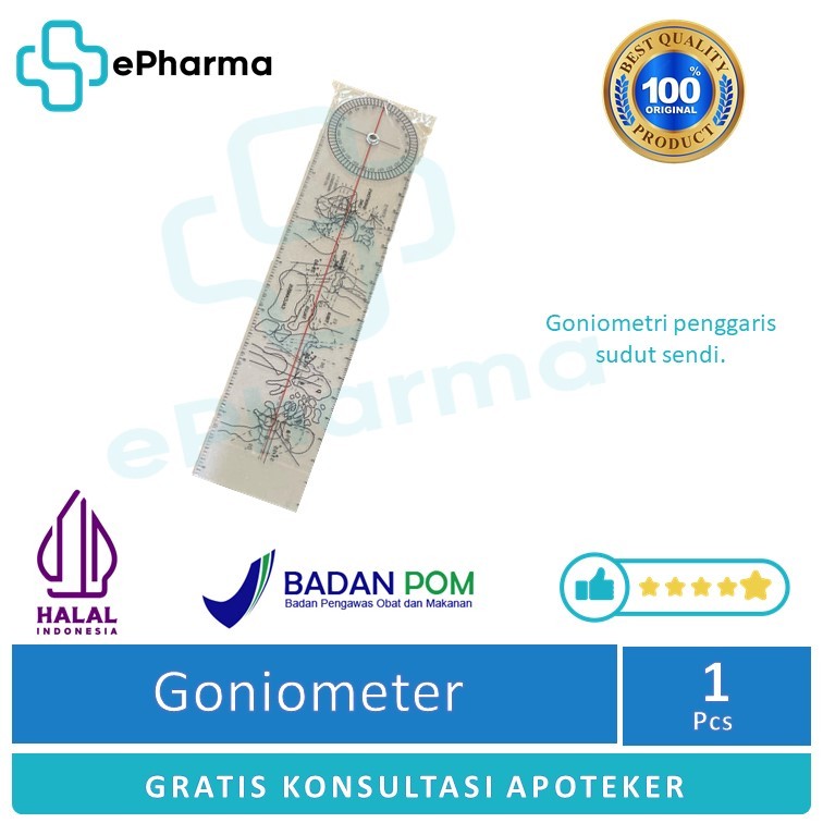 

Goniometer Per Pcs - Goniometri Ortopedi Penggaris Sudut Sendi