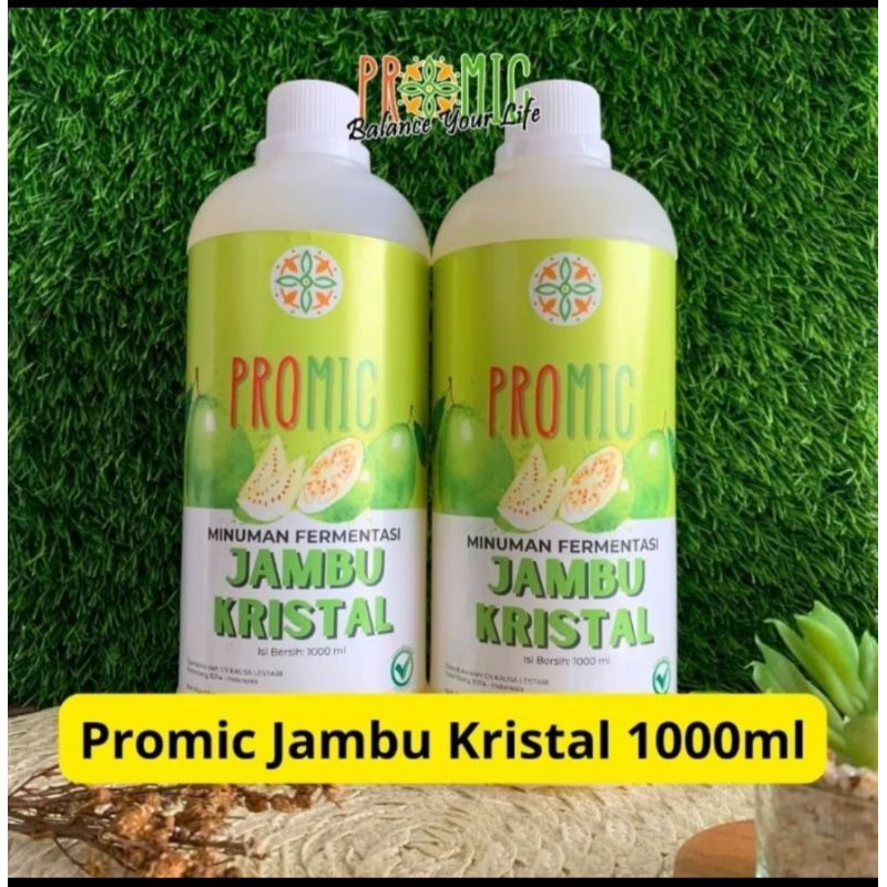 promic jambu kristal/buah naga minuman fermentasi 1000ml