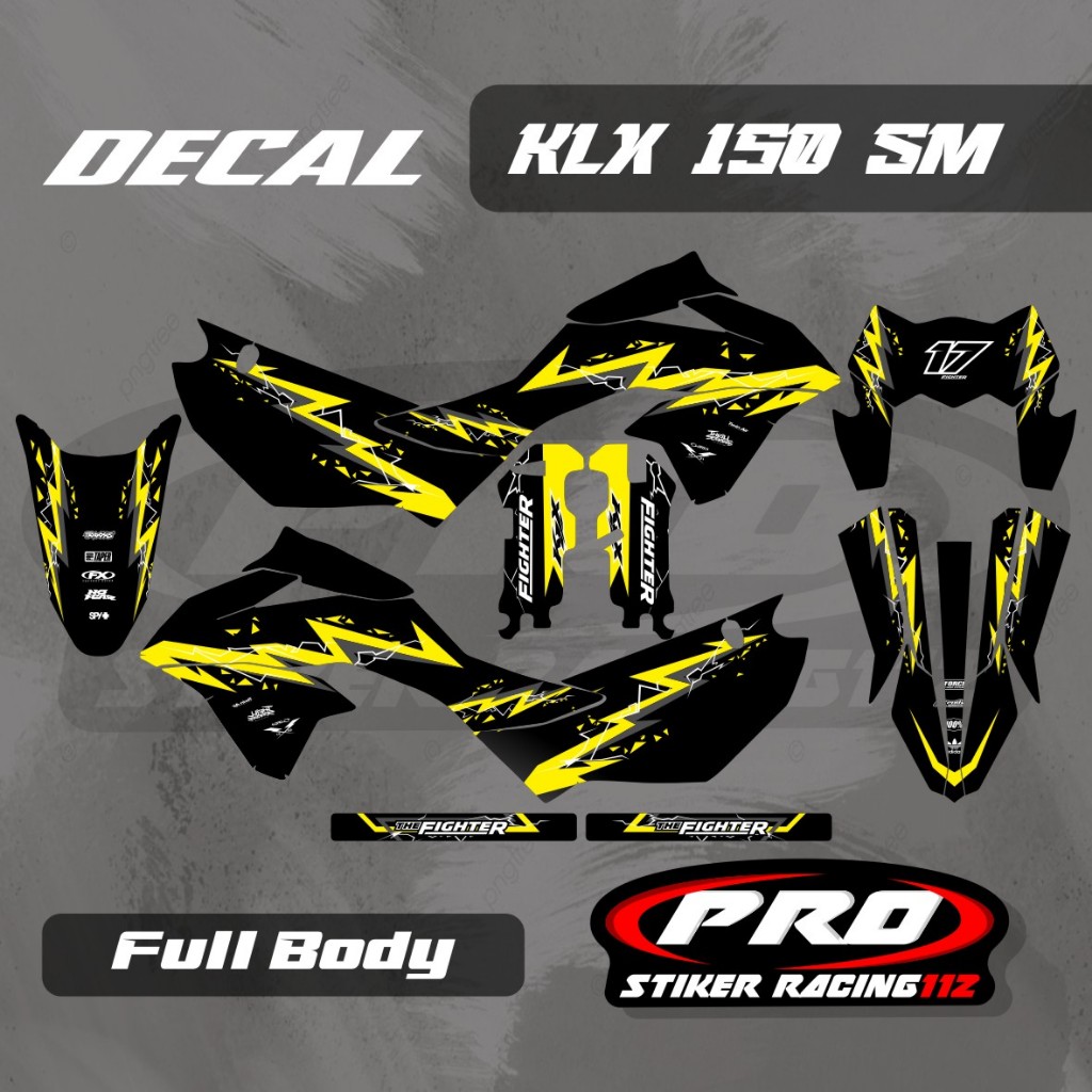 DECAL STICKER KLX 150 SM FULL BODY DECAL KLX SM 150 DECAL STIKER VARIASI KLX NEW FREE REQUEST