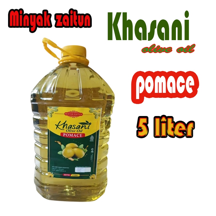 

Minyak zaitun Pomace 5 liter khasani