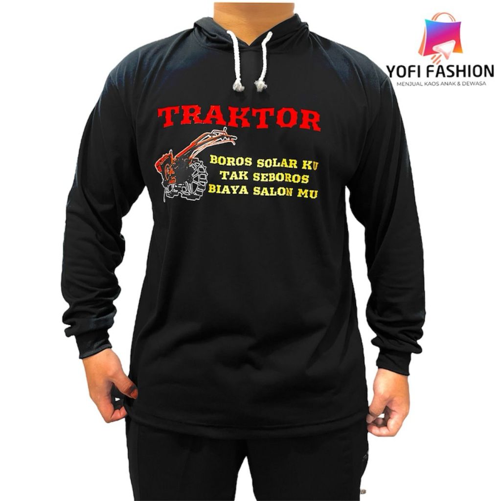 KAOS TRAKTOR SAWAH BAJU KATA KATA TRAKTOR MANIA BAJU KESAWAH LENGAN PANJANG