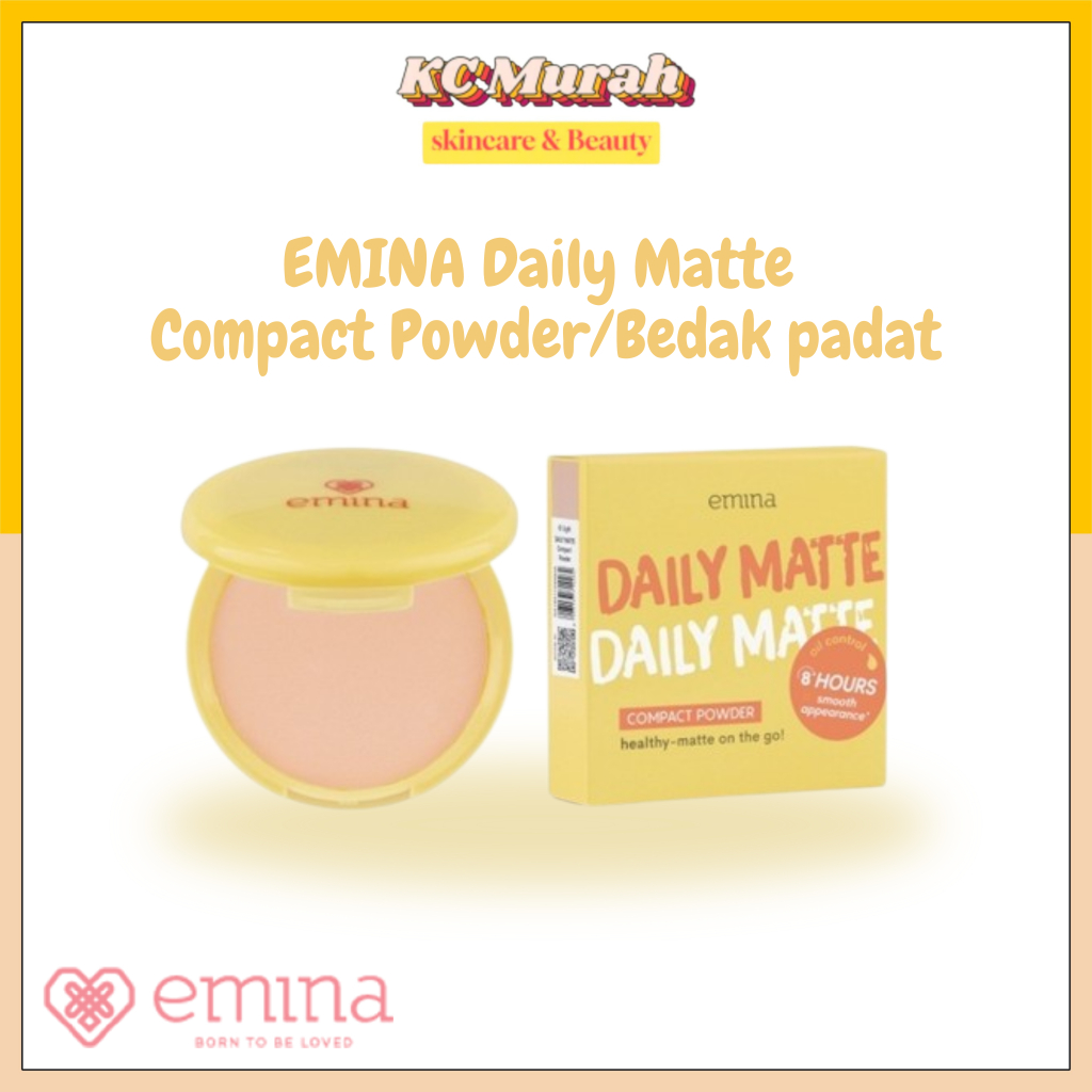 Emina Daily Matte Compact Powder/Bedak padat