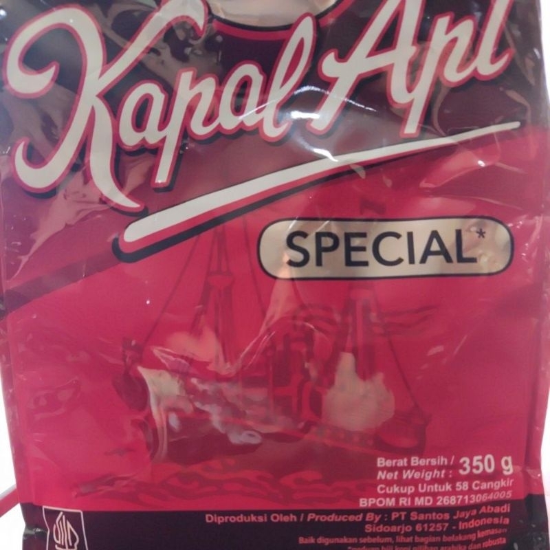 

kopi bubuk kapal api spesial 350 gram