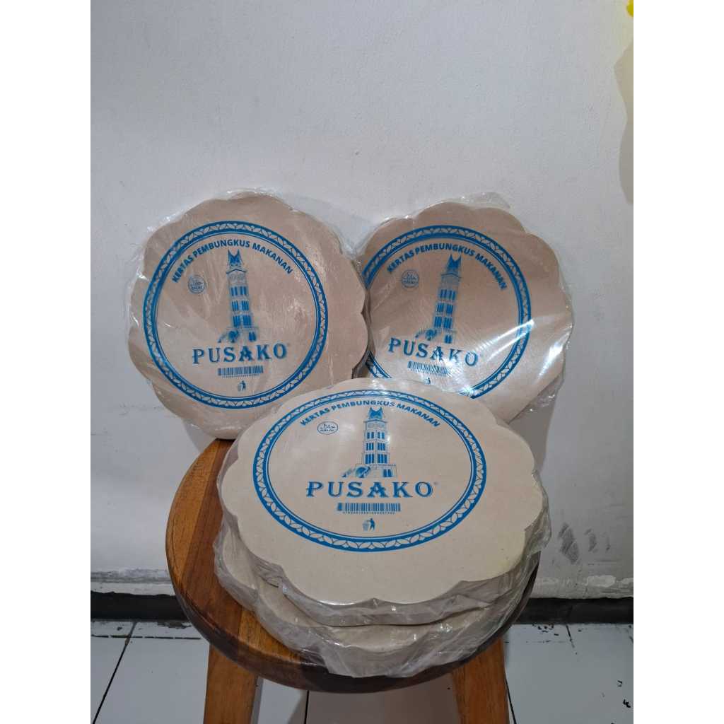 (Isi 200 pcs) Kertas Nasi Bunga Pusako Biru