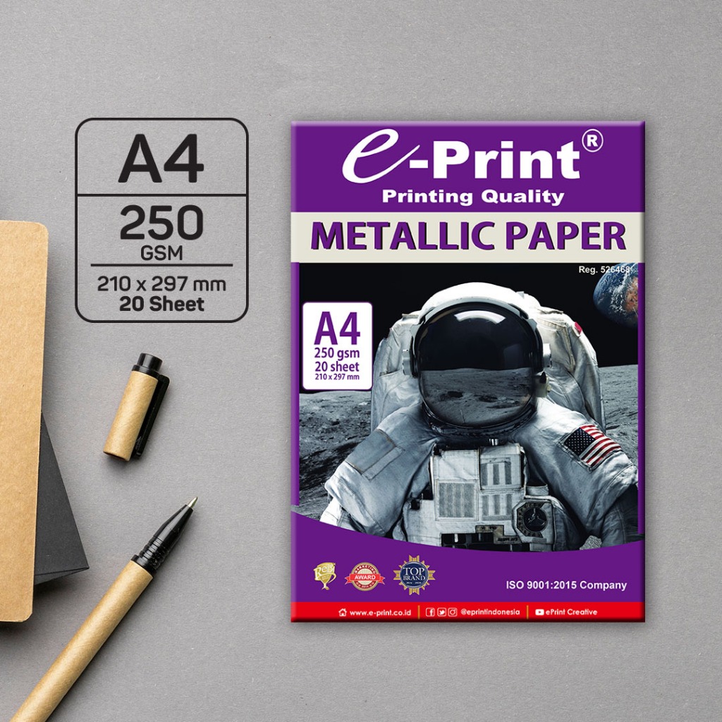 

e-Print Photo Paper Metalic A4 250 GSM