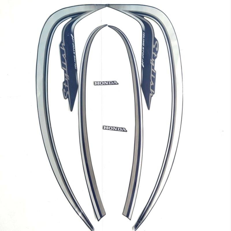 STICKER STRIPING MOTOR | HONDA SCOOPY | TAHUN 2016 | ORIGINAL