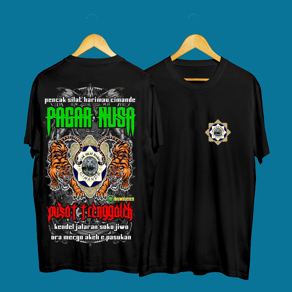 Kaos Tshirt Baju Distro Harimau Cimande PSHC Pagar Nusa Pusat Trenggalek Premium Terbaru